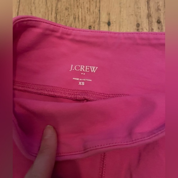 J. Crew leggings, bike shorts, crop top, wide leg crop pants set pink - Picture 3 of 6
